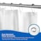 Kenney Mfg Medium Weight PEVA Shower Curtain Liner, 70in W x 72in H, White, 2-Pack KN61440PK2 - alternate 3